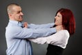 Violent argument between colleagues Royalty Free Stock Photo