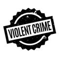 Violent Crime rubber stamp Royalty Free Stock Photo