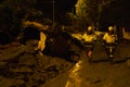 The violent flood that hit the city of Casamicciola on the island of Ischia