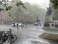 Violent rain in Melbourne