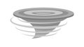 Violent Tornado Windstorm Natural Hazard, vector design Generative AI Royalty Free Stock Photo