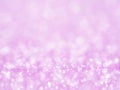 Violet abstract glitter background with bokeh. lights blurry soft pink for the romance background, light bokeh holiday party Royalty Free Stock Photo