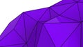 Violet abstract modern crystal background. Polygon, Line, Triangle pattern shape for wallpaper. Illustration low poly, polygonal