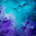 Violet and blue venetian plaster decoration surface abstract background. Royalty Free Stock Photo