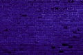 Violet brick building wall. Interior of a modern loft. Royalty Free Stock Photo