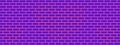 Violet brick wall background vector illustration.  Pattern seamless wallpaper graphic design. Royalty Free Stock Photo