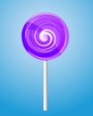 Violet candy lolipop.