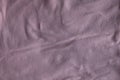 Violet canvas texture crumpled fabric background