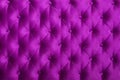 Violet capitone tufted fabric upholstery texture Royalty Free Stock Photo