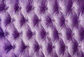 Violet capitone tufted fabric upholstery texture Royalty Free Stock Photo