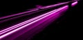 violet car lights at night. long exposure Royalty Free Stock Photo