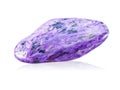 Violet charoite gemstone Royalty Free Stock Photo