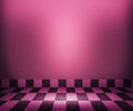 Violet Chessboard Mosaic Room Background