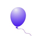 Violet Color balloon Royalty Free Stock Photo