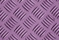 Violet color metal floor pattern Royalty Free Stock Photo