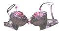 Violet-colored brassiere