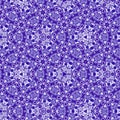 Violet continuous frost mosaic in russian snowflake style