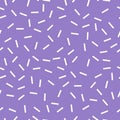 Violet fabric design pattern - seamless vector dashes