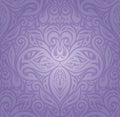 Violet Floral vintage pattern background design Royalty Free Stock Photo