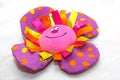 Violet flower stuffed toy