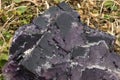 Violet fluorite, macro detail, texture background. semi-precious gemstone