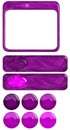 Violet and Fuchsia Graphic Elements Royalty Free Stock Photo