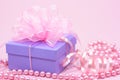 Violet gift box