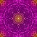 Violet Gold Harmony Symmetry Light Decoration Pattern Meditation