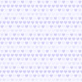 Violet heart pattern. Seamless vector love background