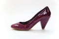 Violet high heels shoes Royalty Free Stock Photo