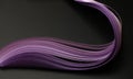 Violet lilac color strip wave paper. Abstract texture black background