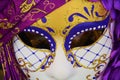 Violet mask, Venice, Italy, Europe Royalty Free Stock Photo