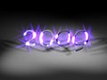 Violet new year 2009 Royalty Free Stock Photo