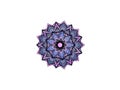 Violet pastel color mandala