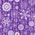 Violet pastel seamless Christmas striped pattern Royalty Free Stock Photo