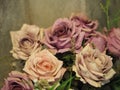 Violet Pink rose flower Crafts Handmade