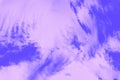 Violet purple sky with cirro cumulus clouds. Sky background. Looks like a marble texture