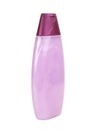 Violet purple shampoo gel bottle isolated on the white background Royalty Free Stock Photo