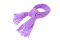 Violet Scarf Yarn Royalty Free Stock Photo