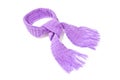 Violet Scarf Yarn Royalty Free Stock Photo