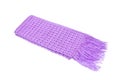 Violet Scarf Yarn Royalty Free Stock Photo