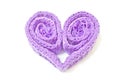 Violet Scarf Yarn Royalty Free Stock Photo