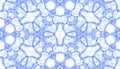 Violet seamless pattern. Amusing delicate soap bubbles. Lace hand drawn textile ornament. Kaleidosco