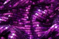 Violet sequin fabric