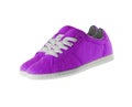 Violet shoes isolated Royalty Free Stock Photo