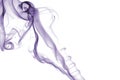 Violet smoke isolated Royalty Free Stock Photo