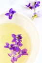 Violet tea Royalty Free Stock Photo