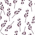 Violet twig pattern