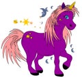 My violet unicorn