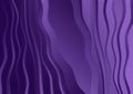 Violet Vertical Curved Wavy Lines Background